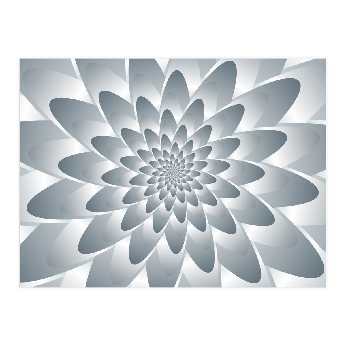Swirl Flower Pattern  (Print Only)