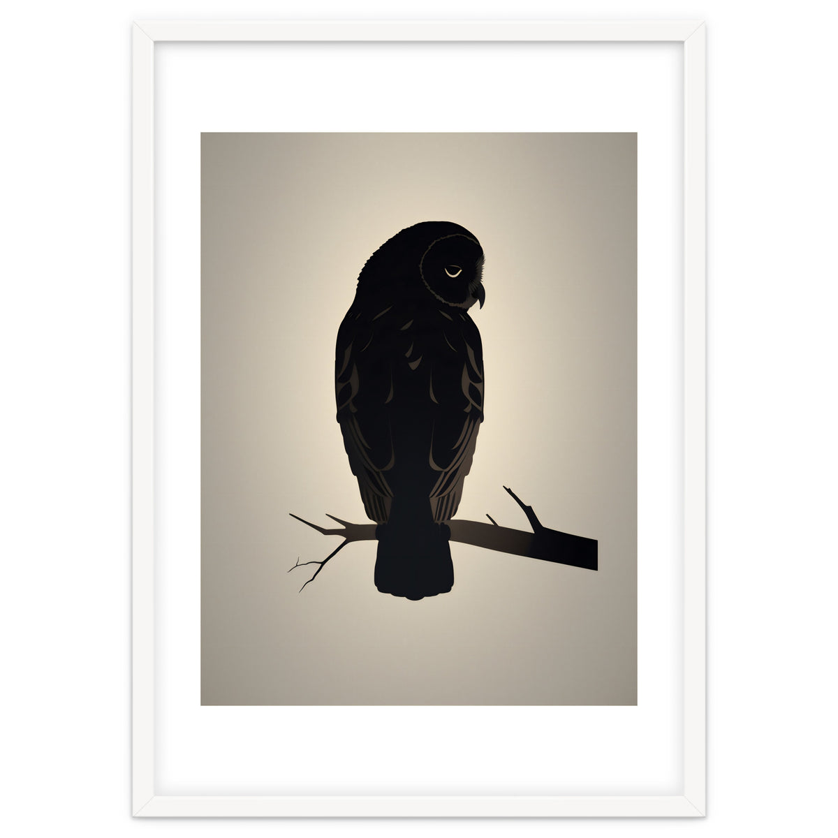 Owl Minimalist Picture