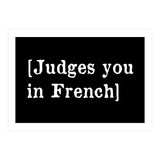 Judges You In French (Print Only) thumbnail