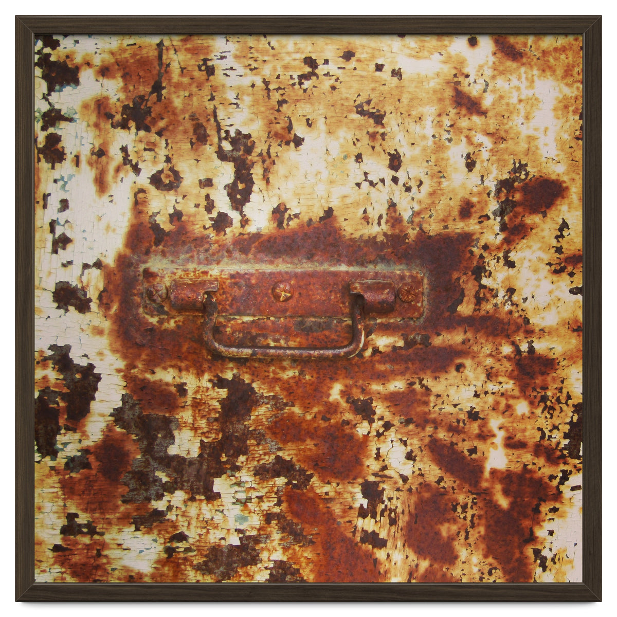 Rusty metal door