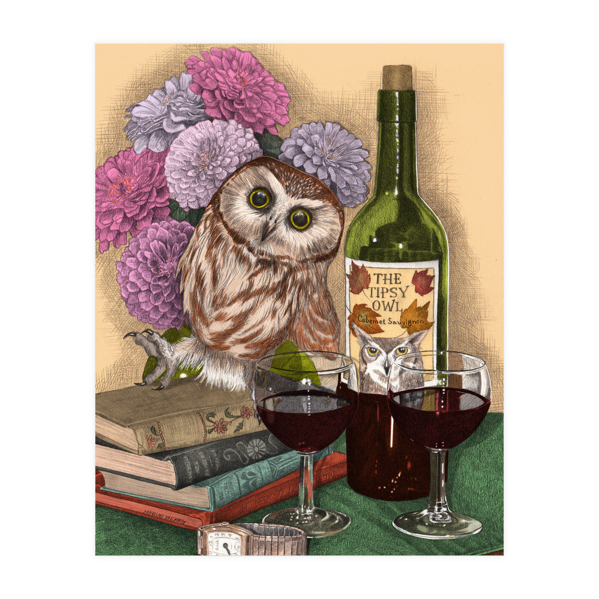Tipsey Owl (Print Only)