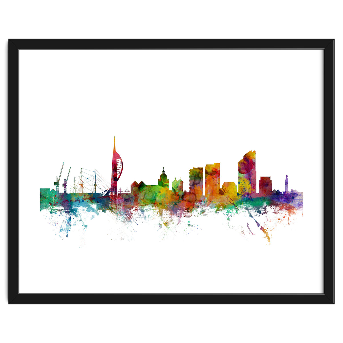 Portsmouth England Skyline