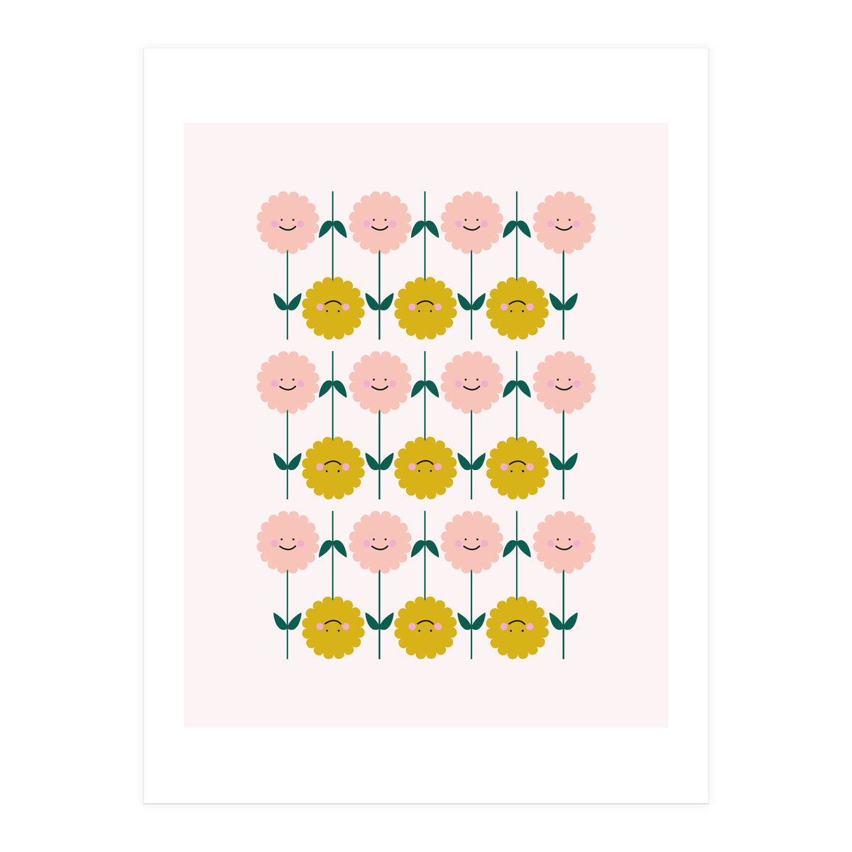 Smiling Flowers1 Rgb (Print Only)