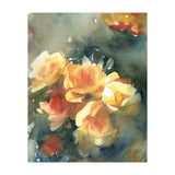 Abstract watercolor flowers (Print Only) thumbnail