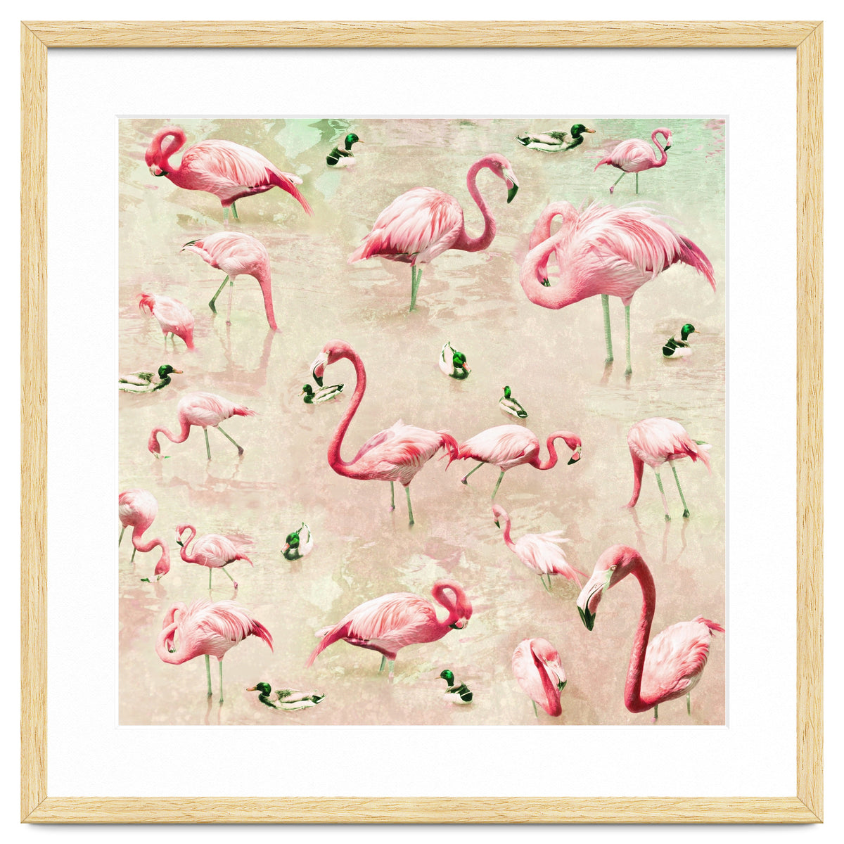 Flamingos Vintage Pink