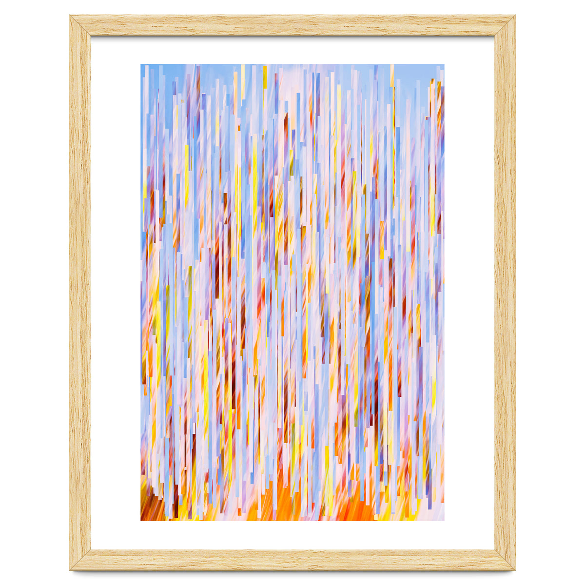 Urban Living | Abstract Geometric Shapes Digital Painting | eclectic Modern Contemporary Boho Chic