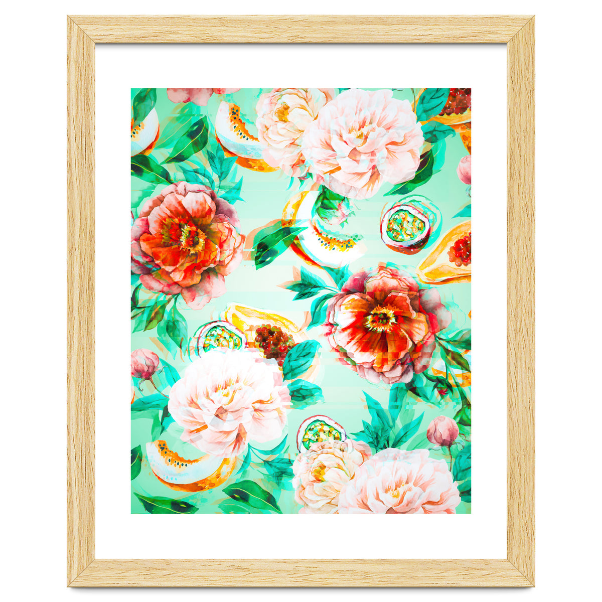 Tropical flowery fruit glitch