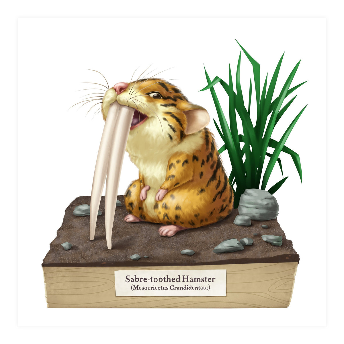 Saber-toothed Hamster (Print Only)