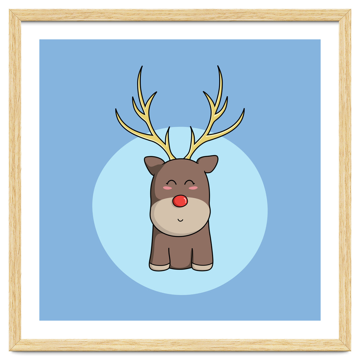 Kawaii Cute Christmas Reindeer