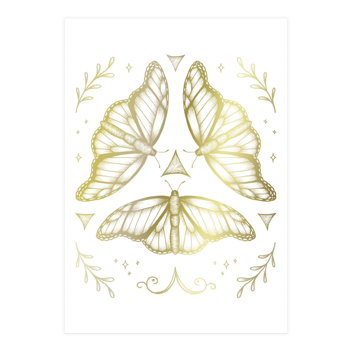 Fairy Dance - Gold (Print Only)
