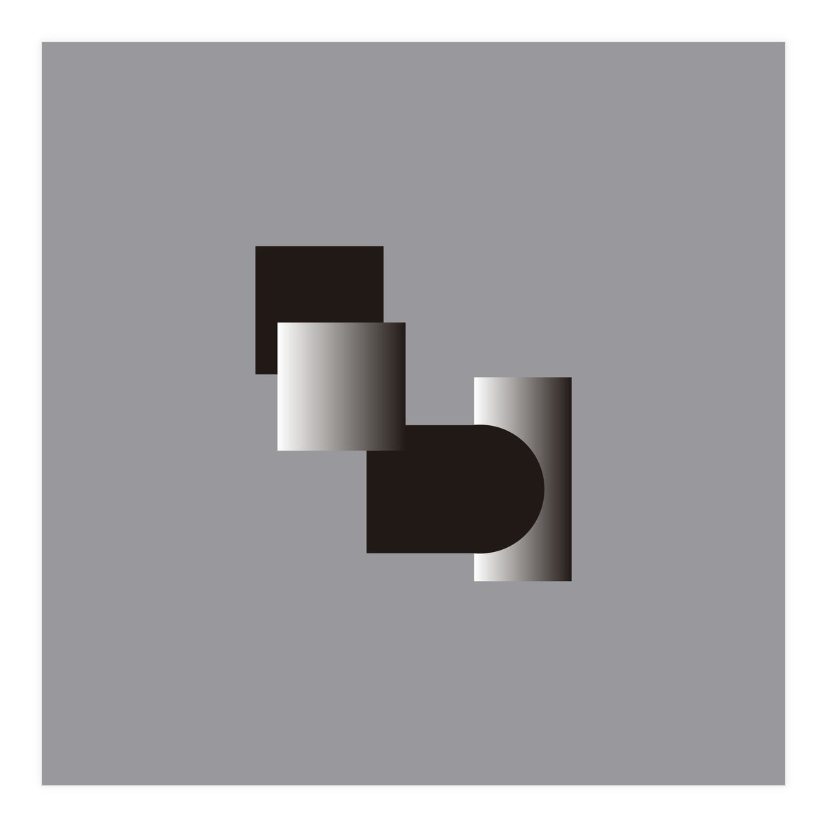 Abstract modern BW30 (Print Only)