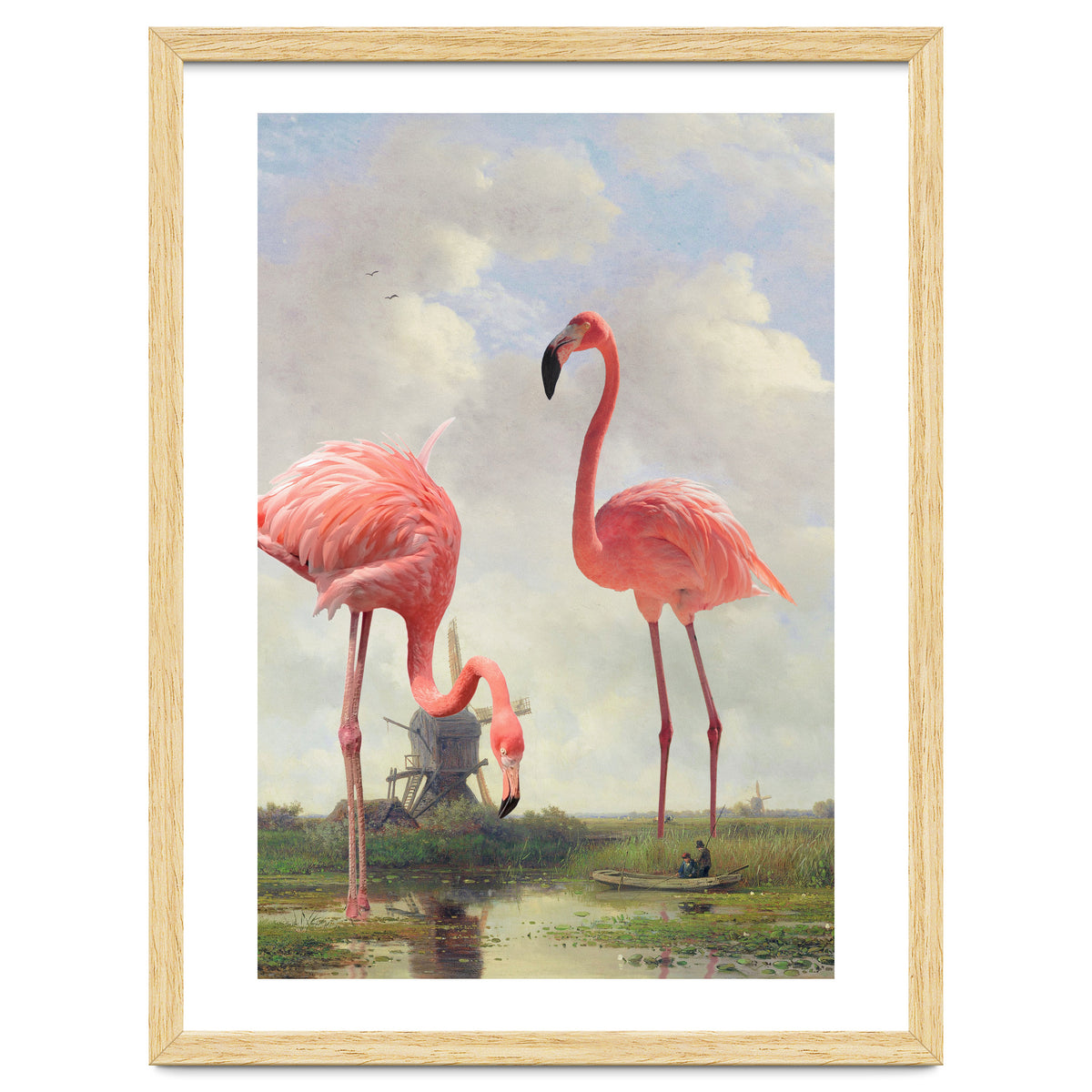 Fishing With Flamingos