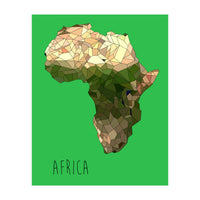 Africa - Green (Print Only)