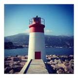 Red and white lighthouse (Print Only) thumbnail