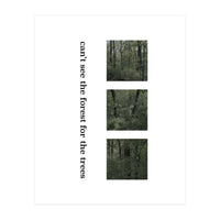 can’t see the forest for the trees (Print Only)