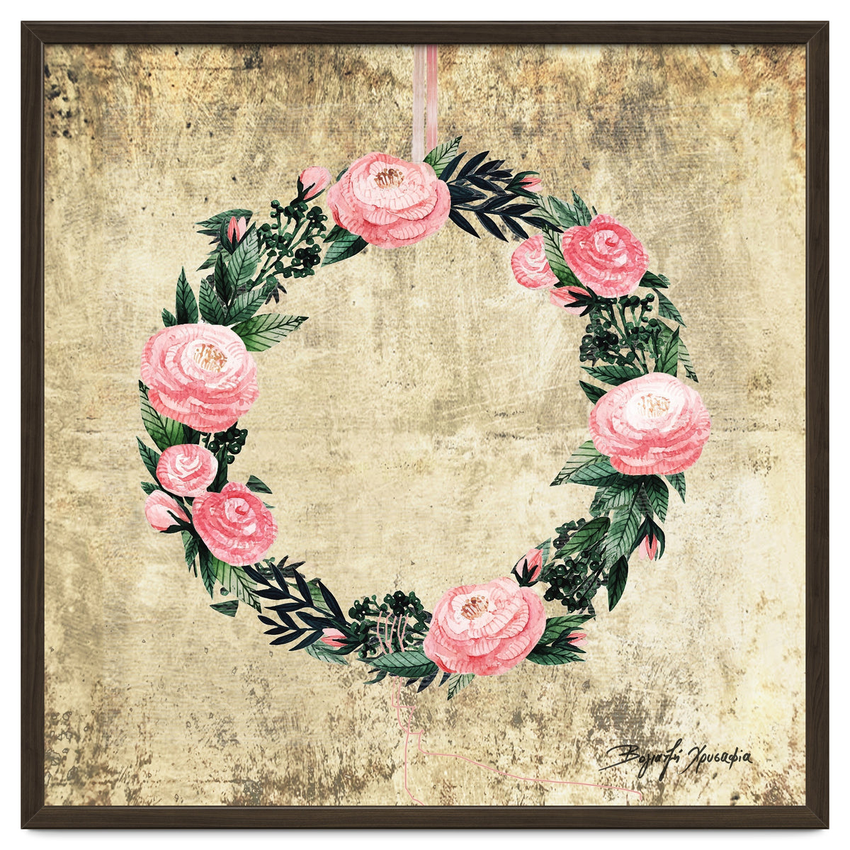 Wreath #Rose Flowers #Royal collection