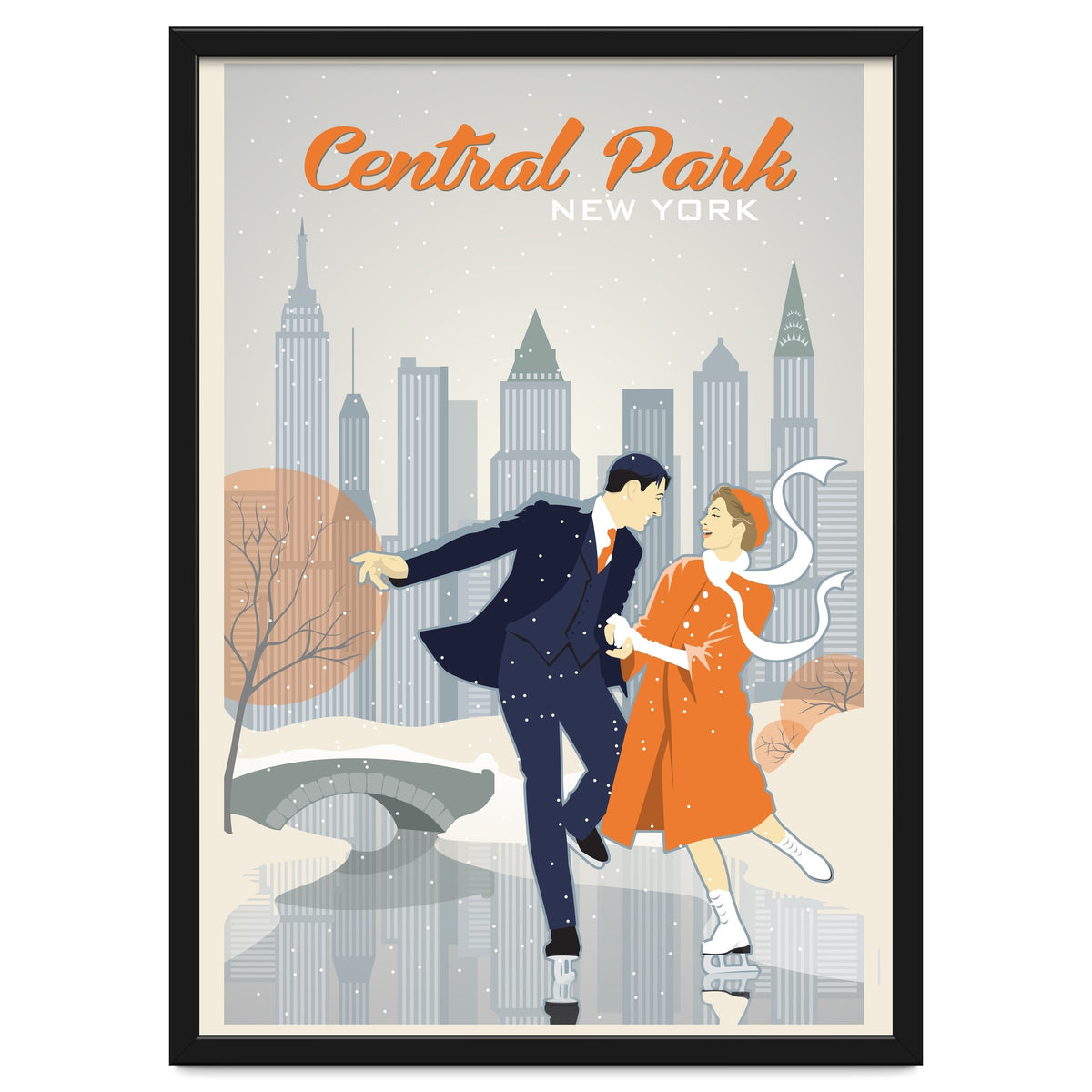 Skating in Central Park