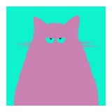 Lilac Cat  (Print Only) thumbnail