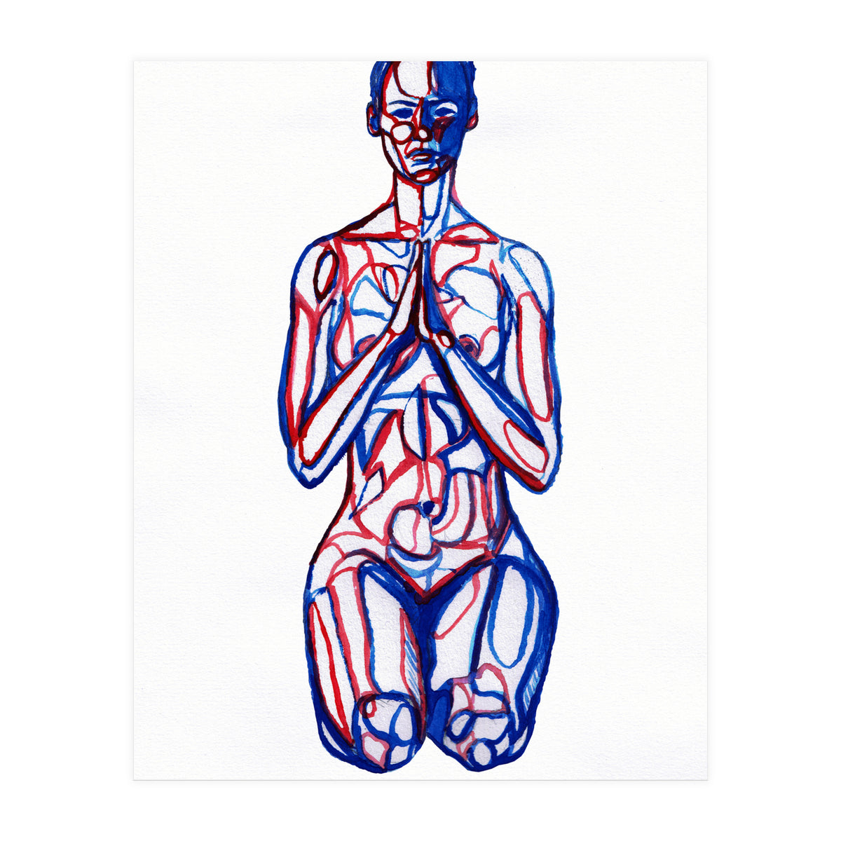 Vajrasana (Print Only)