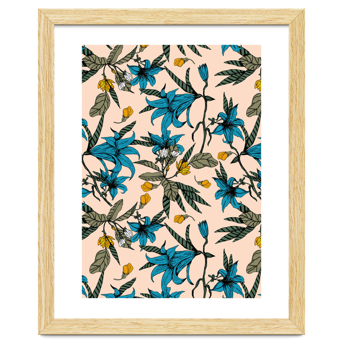 Blooming blossoms bluish I