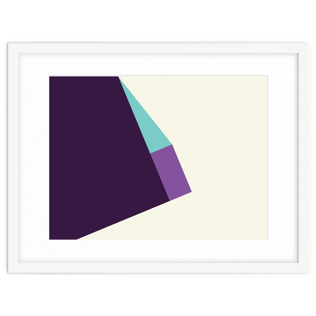 Geometric Shapes No. 42 -  lilac, blue & purple