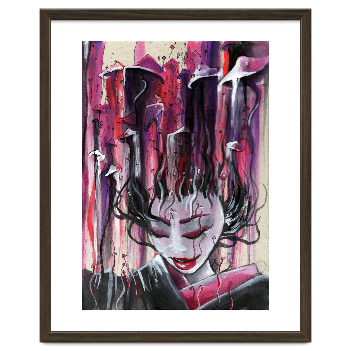 Geisha in Mushrooms: The Surrealistic Concubine