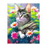 Always Positive, The Optimistic Cat, Positivity Mindset Pets, Optimism Watercolor Painting Animals (Print Only) thumbnail