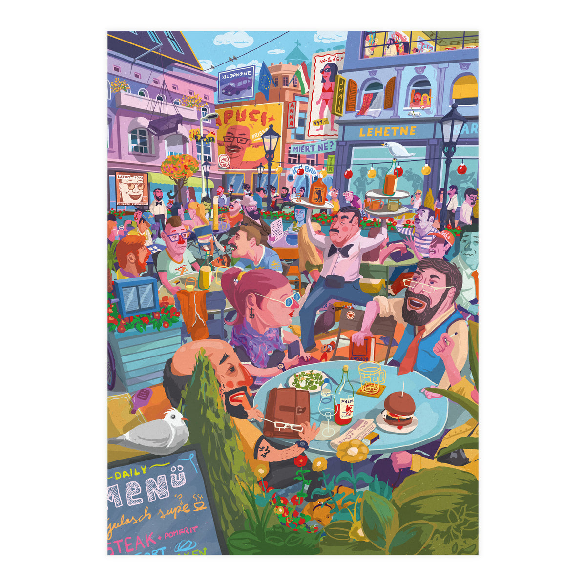 Terrace Budapest (Print Only)