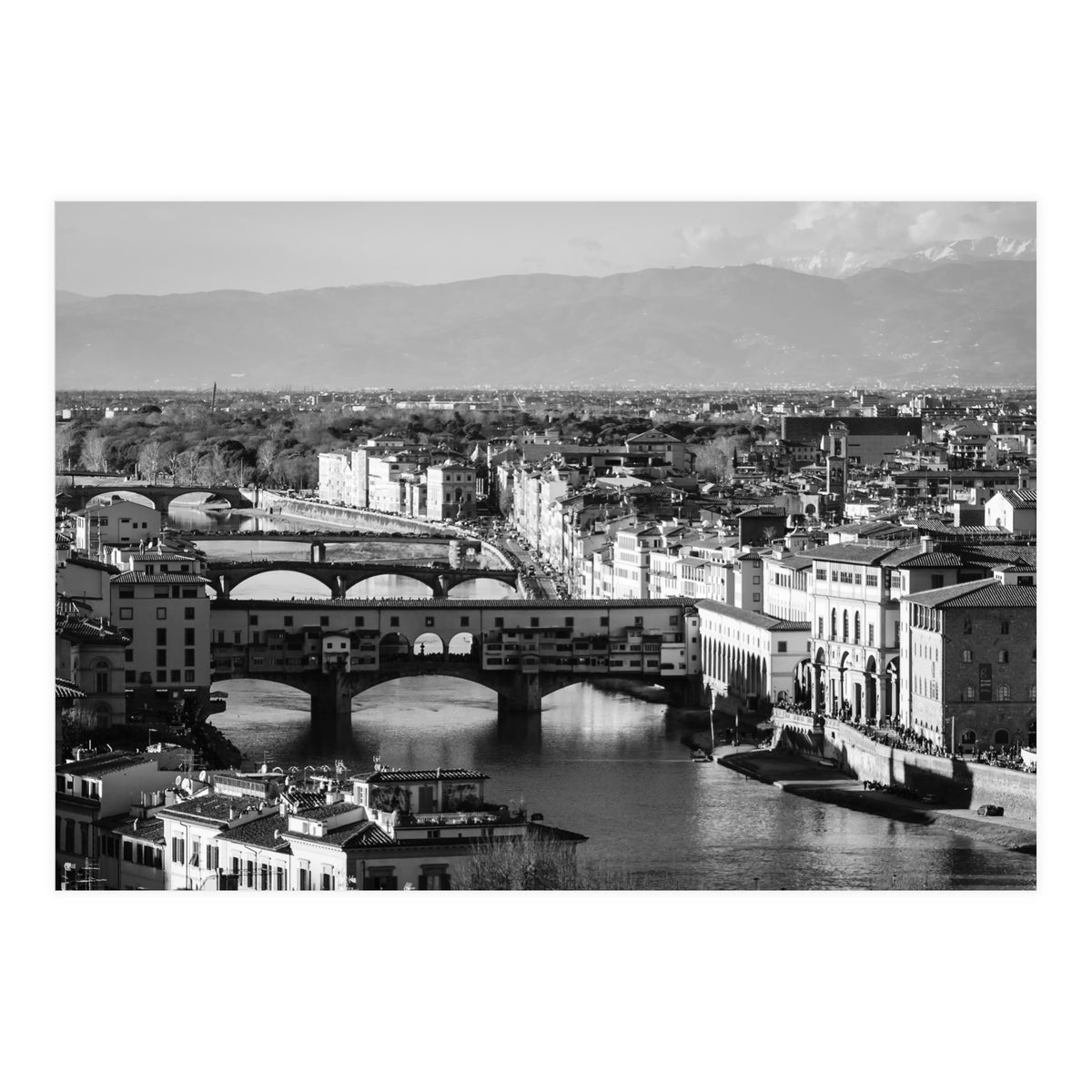 Italy in BW: Firenze 10 (Print Only)