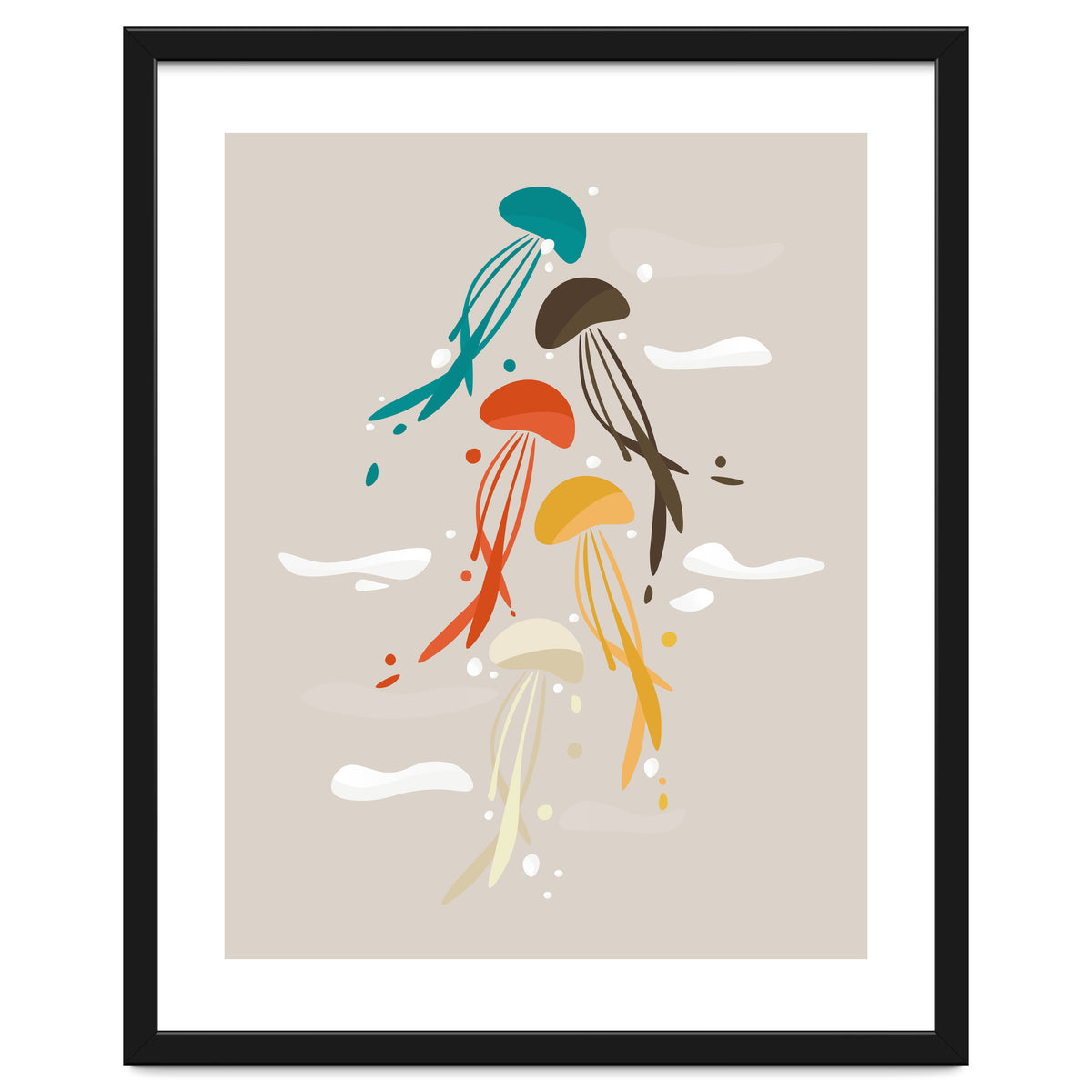 Jellyfish ascend the sky