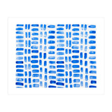 Blue abstract rectangles (Print Only) thumbnail