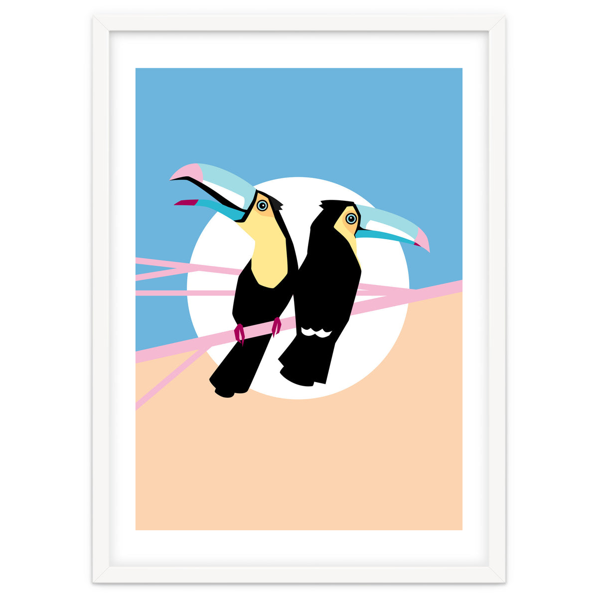 Pastel Toucans