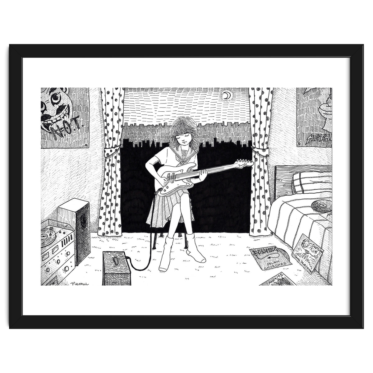 Teenager's Room In The 80's