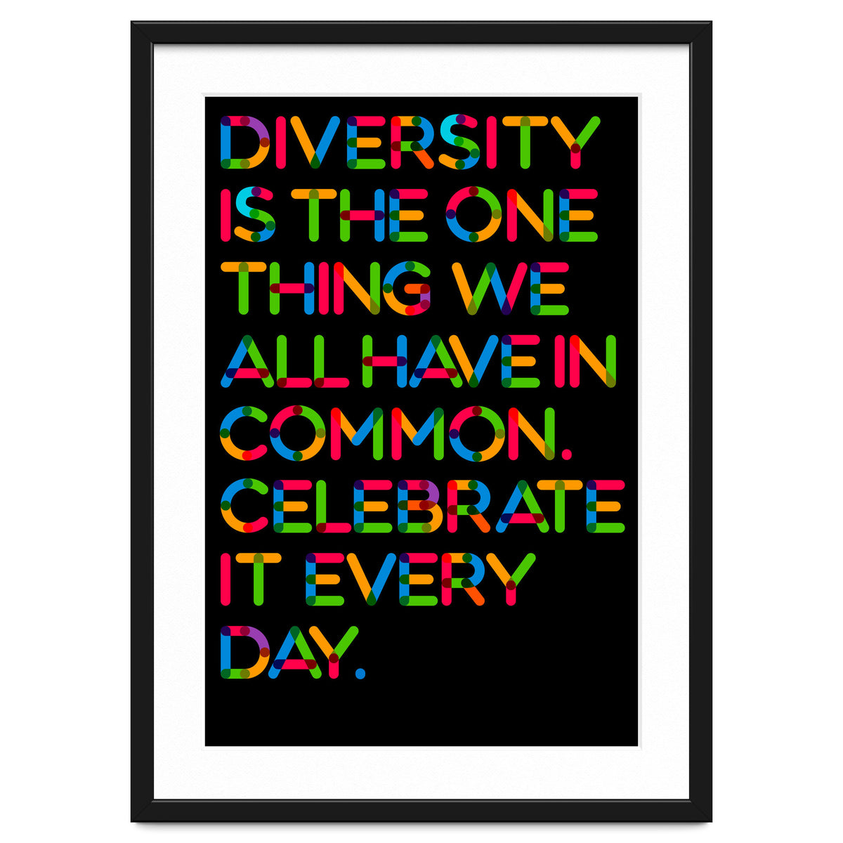 DIVERSITY (black Version)