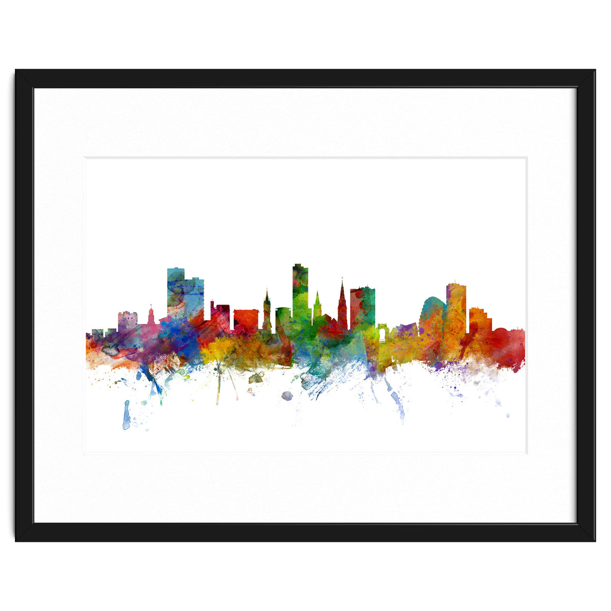 Leicester England Skyline