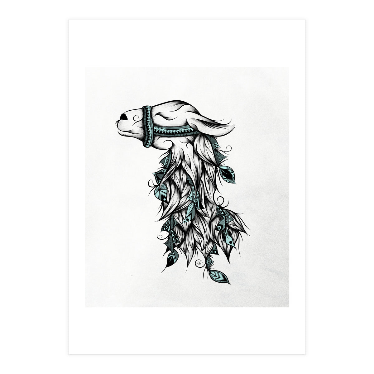 Poetic Llama (Print Only)