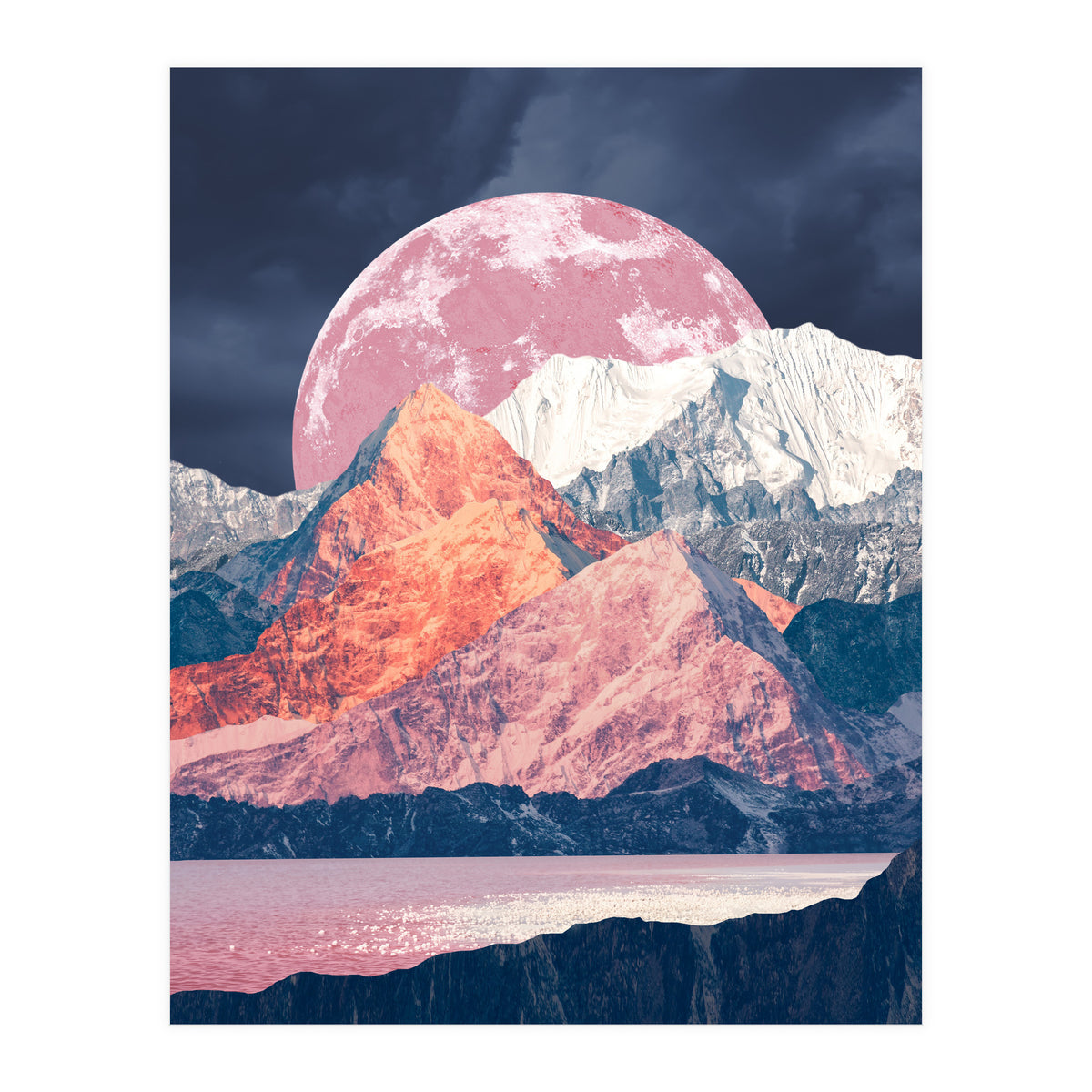 Pink Moon Rising (Print Only)
