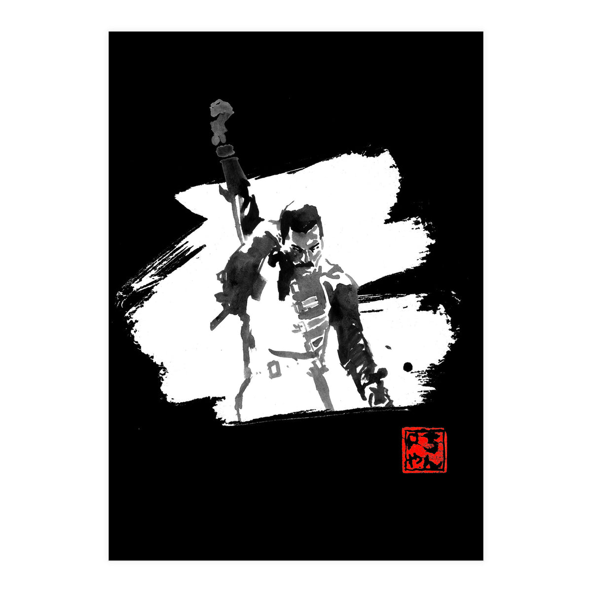 freddie in white (Print Only)