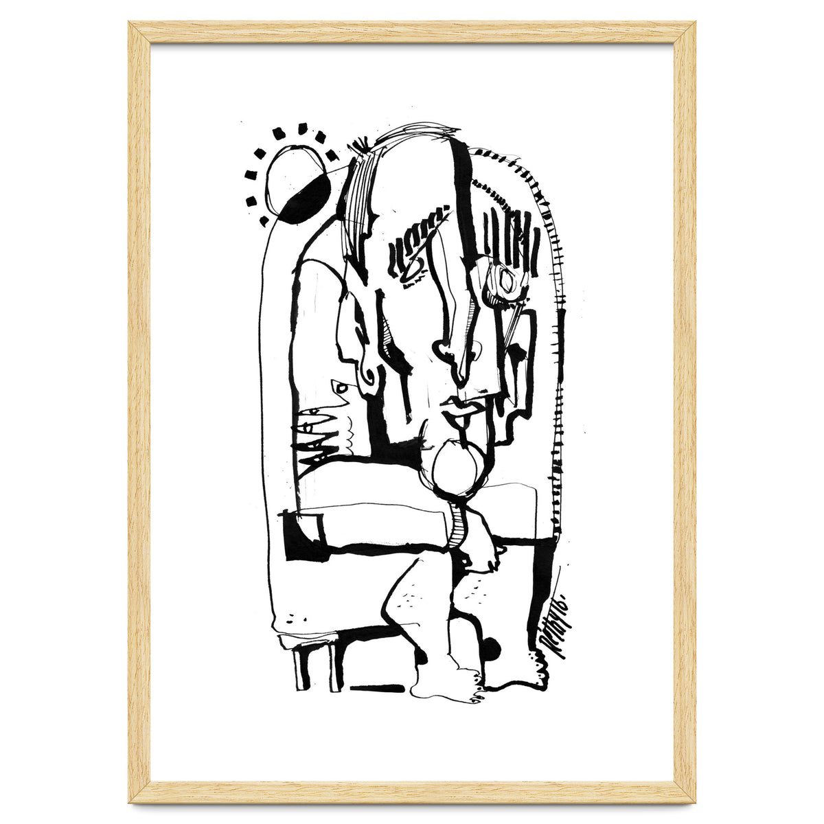 Freezing in Sunlight - b&w