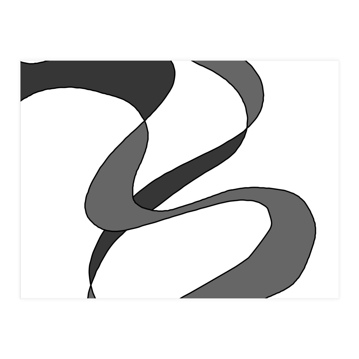 Grey Waves (Print Only)