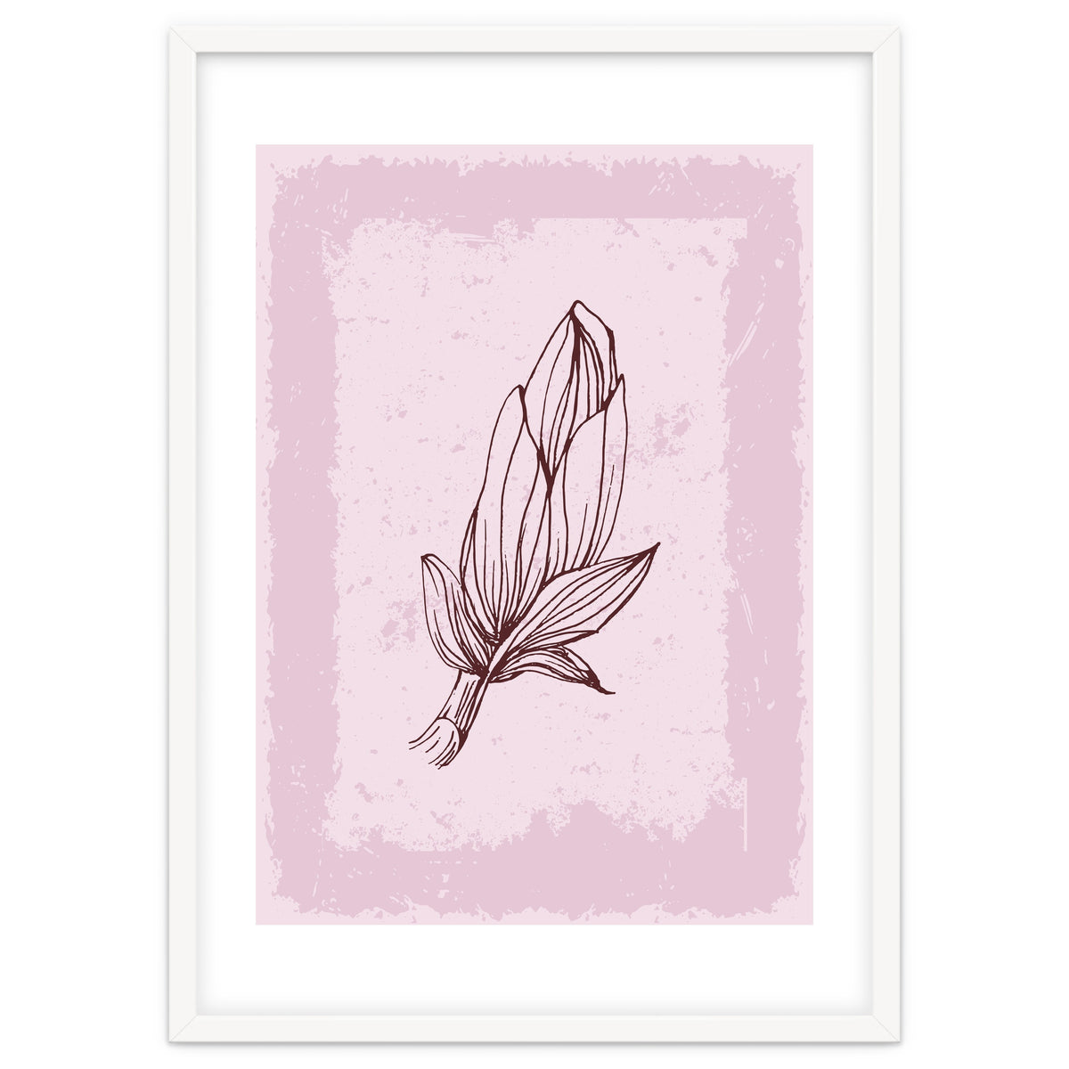 Magnolia Simple Minimal Boho - Botanical Leaves