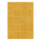My Favorite Geometric Patterns No.22 - Mustard Yellow (Print Only) thumbnail