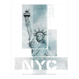 NYC Statue of Liberty | turquoise marble (Print Only) thumbnail