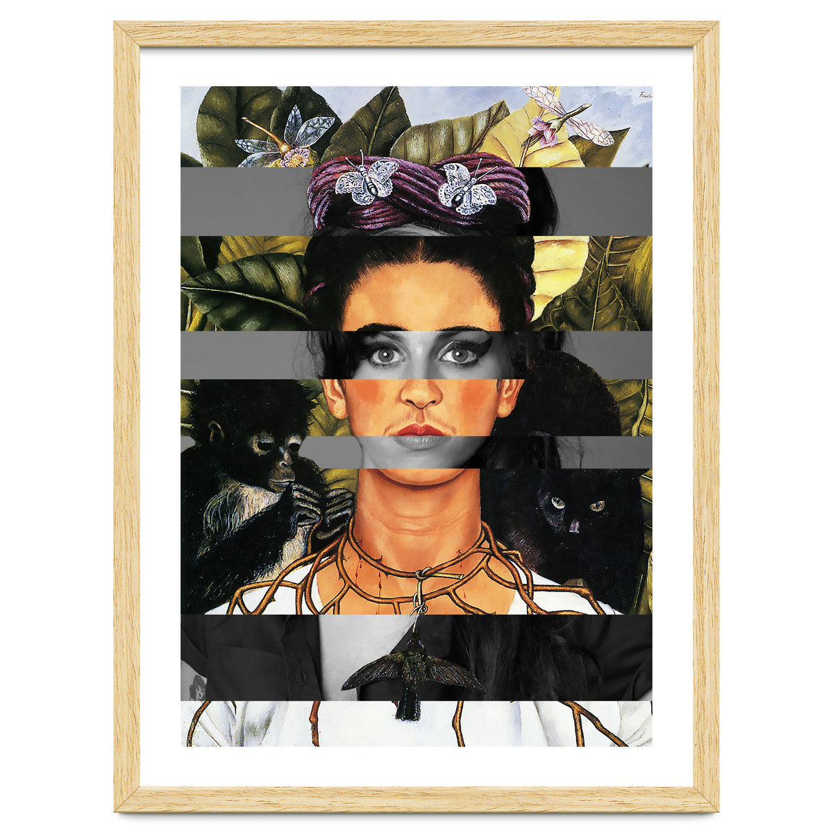 Frida's Self Portrait With Thorn Necklace & Amy Winehouse
