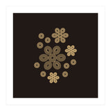Golden minimal garden | abstract geometric (Print Only) thumbnail