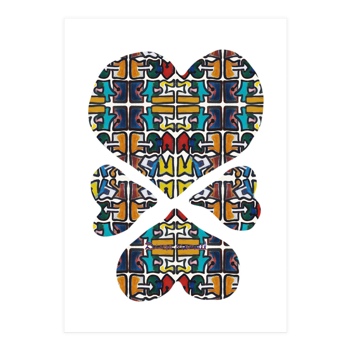 4 Corazones 8  (Print Only)