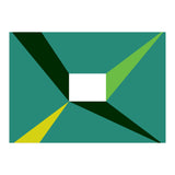 Geometric Shapes No. 27 - green, yellow & lime (Print Only) thumbnail