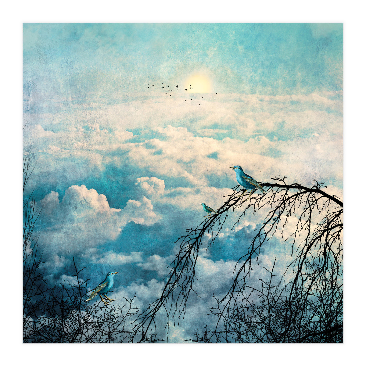 HEAVENLY BIRDS III-B4 (Print Only)