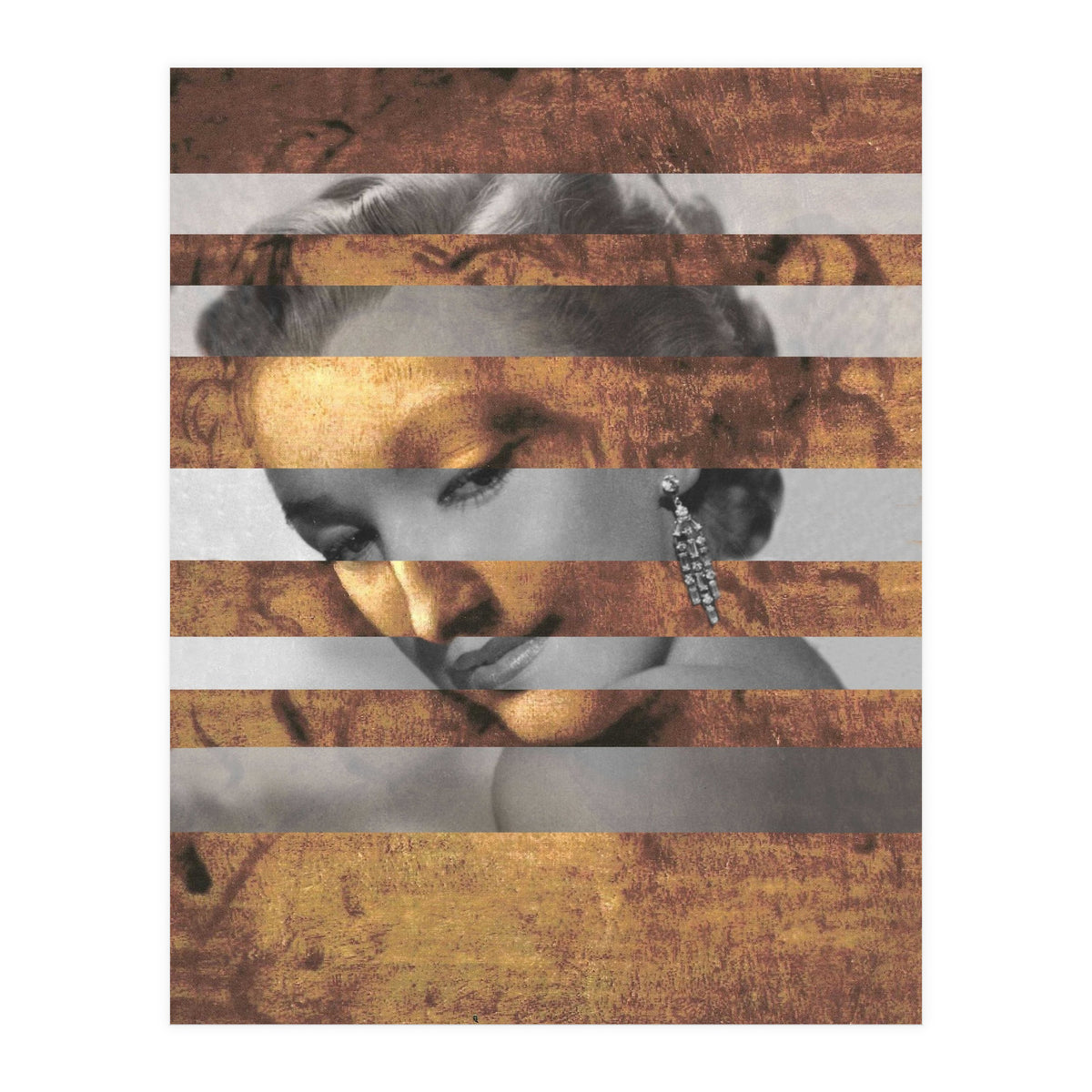 Leonardo's "Head of a Woman" & Marylin Monroe (Print Only)