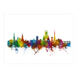Worcester England Skyline (Print Only) thumbnail